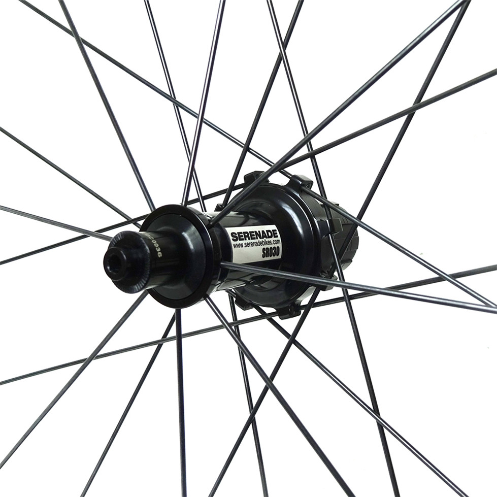 Serenadebikes carbon road bicycle wheels 38mm SR030SB